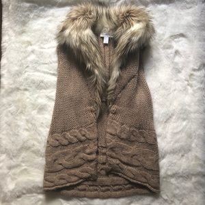 Loft Faux Fur Vest